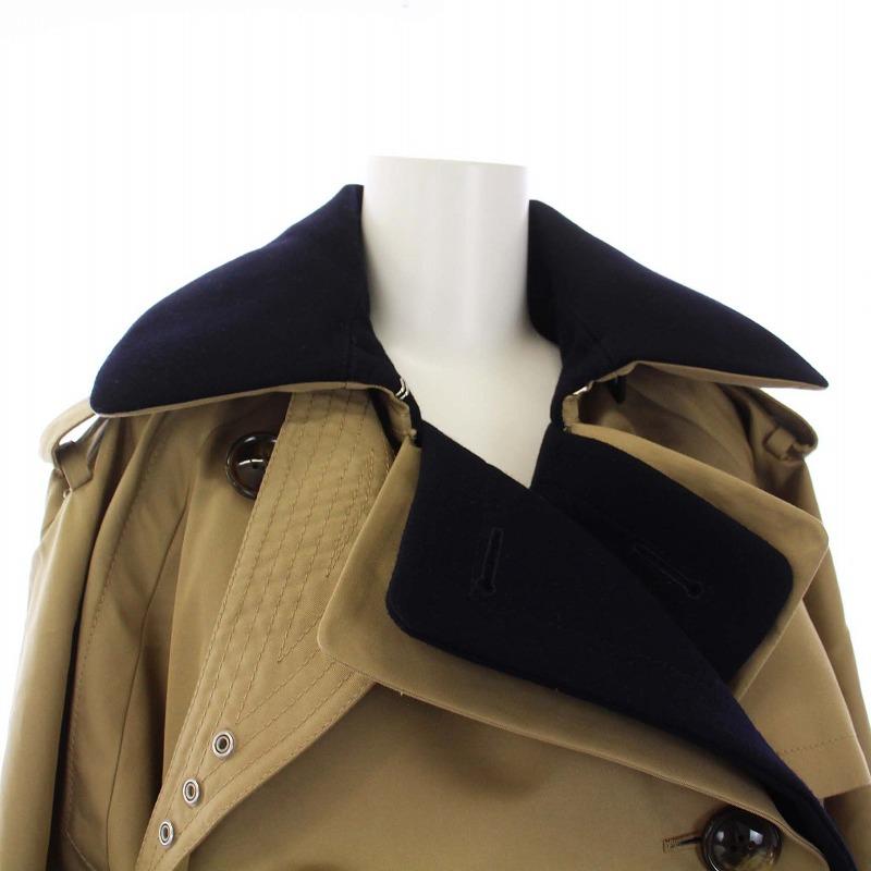 サカイ sacai レイヤード トレンチコート アウター ショート丈 1 S 