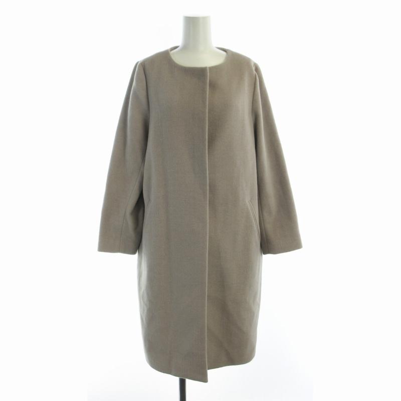 美品✨アーバンリサーチロッソ　23AW 尾州ウール　　ピーコート 薄グレー 極美品✨アーバンリサーチロッソ 23AW 尾州ウール ピーコート 薄グレージュ