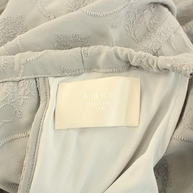 【極美品】AMERI　アメリ　ワンピース　パーティードレス　ロング　フレア Ameri（アメリ）の「POWER SHOULDER FRILL DRESS（ワンピース