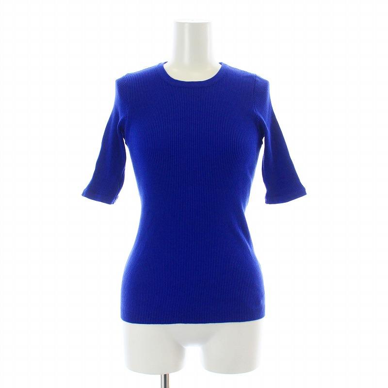 オーラリーGIZA HIGH GAUGE RIB KNIT TEE