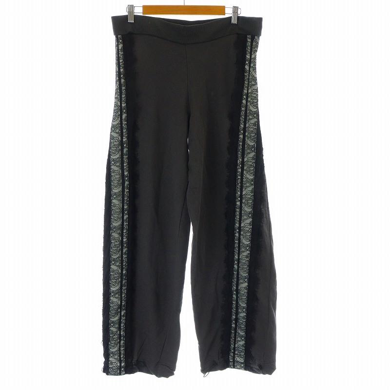 DOUBLE STANDARD CLOTHING 24AW レースパラシュートパンツ スウェット 