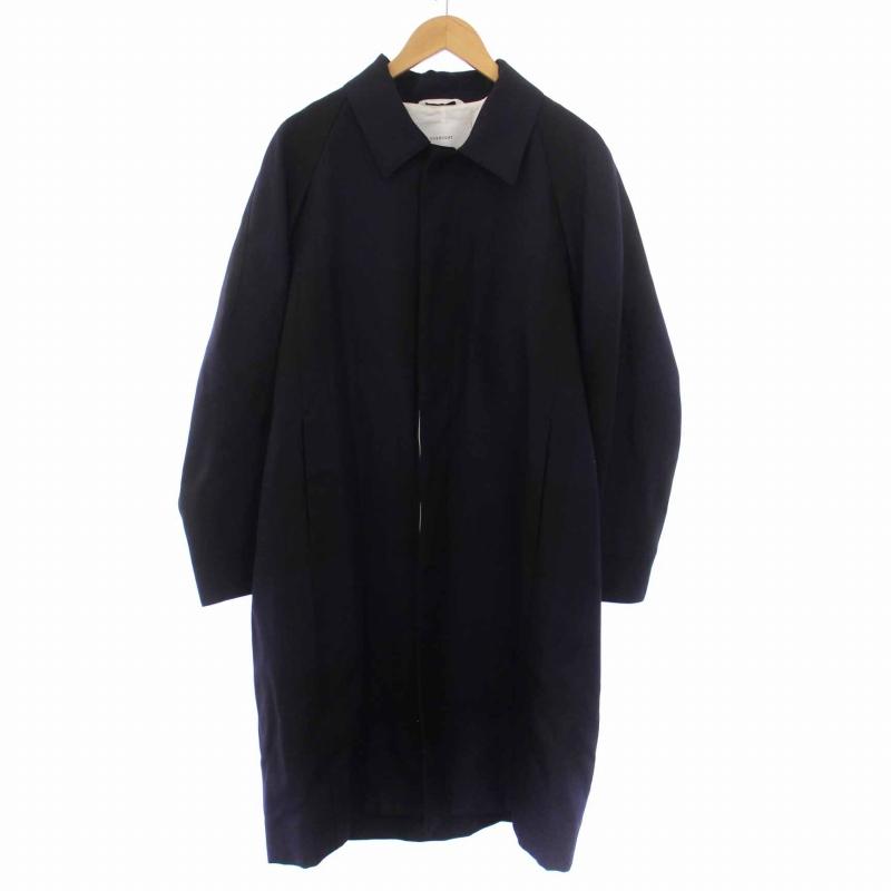 オーバーコート OVERCOAT ステンカラーコート ロング チェック柄 