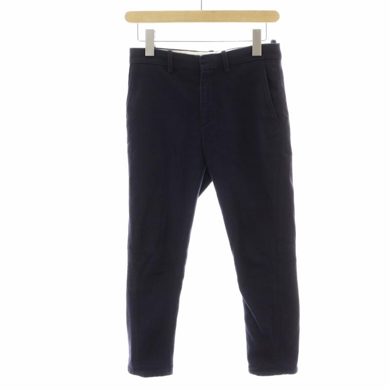 ドゥロワー Drawer ストレートパンツ 36 S 紺 ネイビー /XK レディース  
