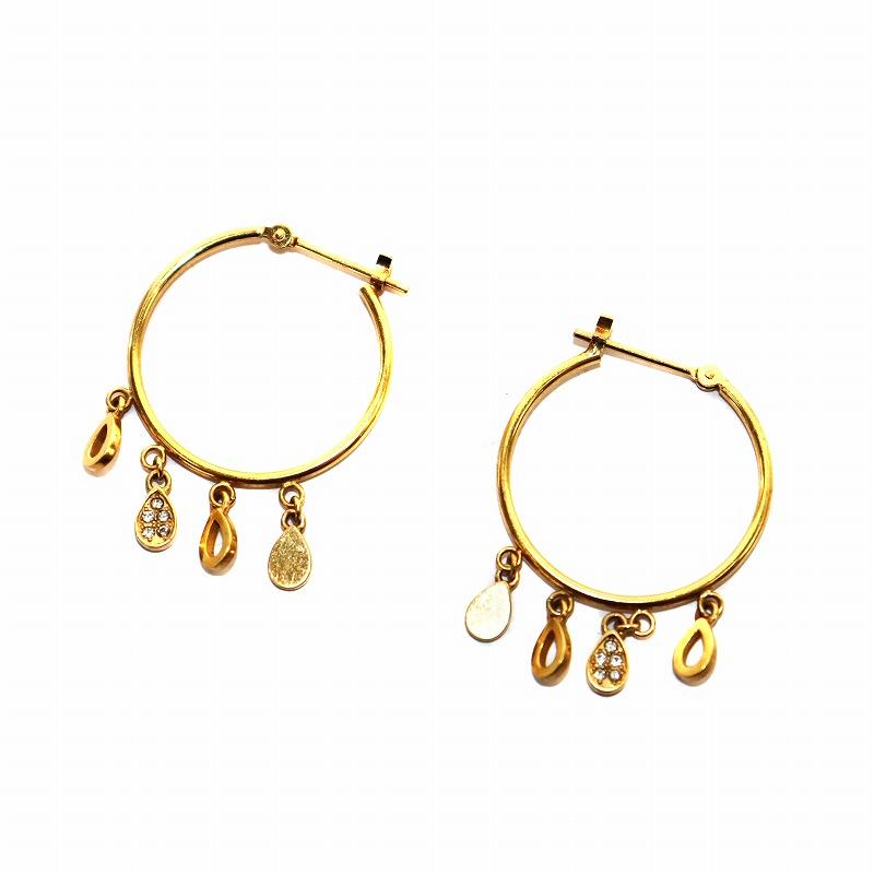 ルジアダ　RUGIADA K10 フープピアス　ルジアダ　片耳　750 ルジアダRUGIADA K10 フープピアスルジアダ片耳750