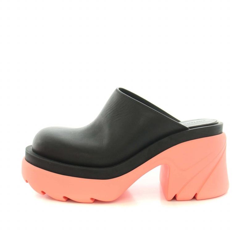 BOTTEGA VENETA FLASH LEATHER MULES CLOGS ミュール サンダル チャン 