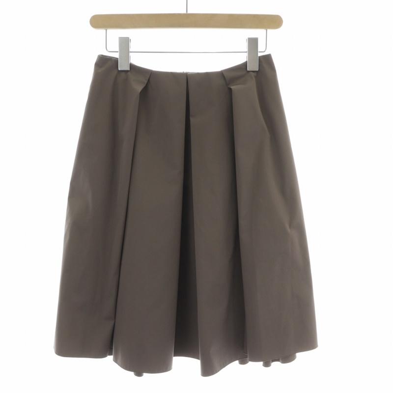 フォクシーニューヨーク FOXEY NEW YORK プリーツスカート ひざ丈 