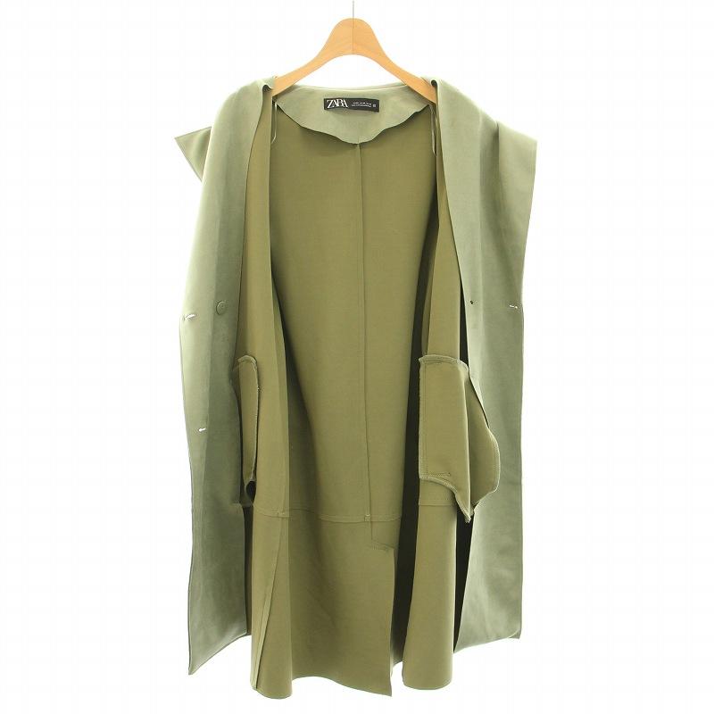 ZARA（ザラ） ロングコート アウター ノースリーブ ダブル ベルト