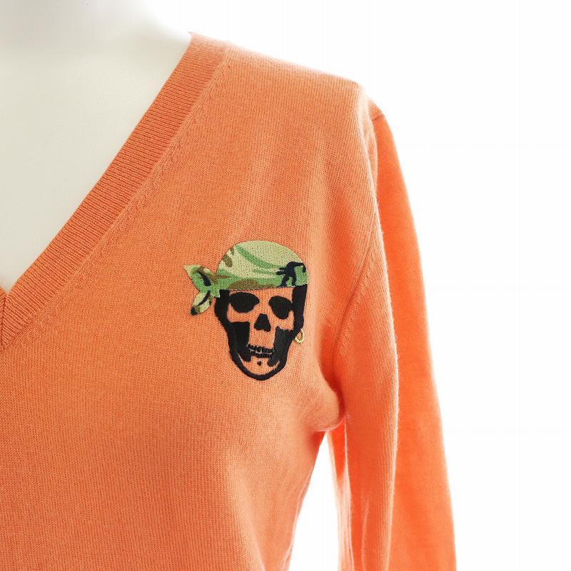 美品☆ルシアンペラフィネカシミアセーター☆レディースオレンジ