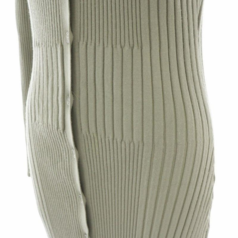 フレイアイディー FRAY I.D リブニットワンピース ロング マキシ