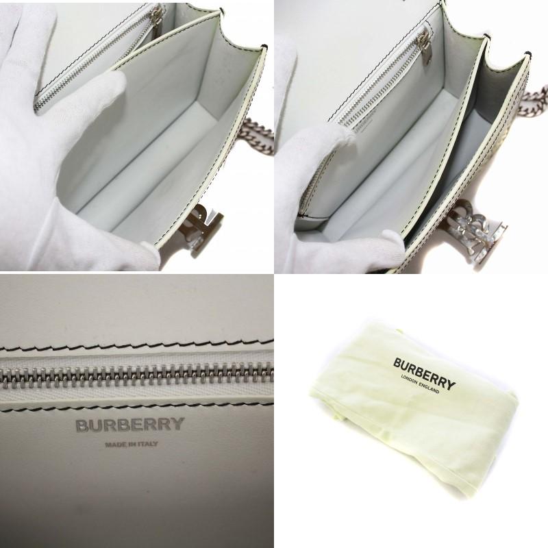 【美品】 BURBERRY バーバリー TBモノグラム　ケース　チェーン付 美品】 BURBERRY バーバリー TBモノグラム コインケース チェーン付