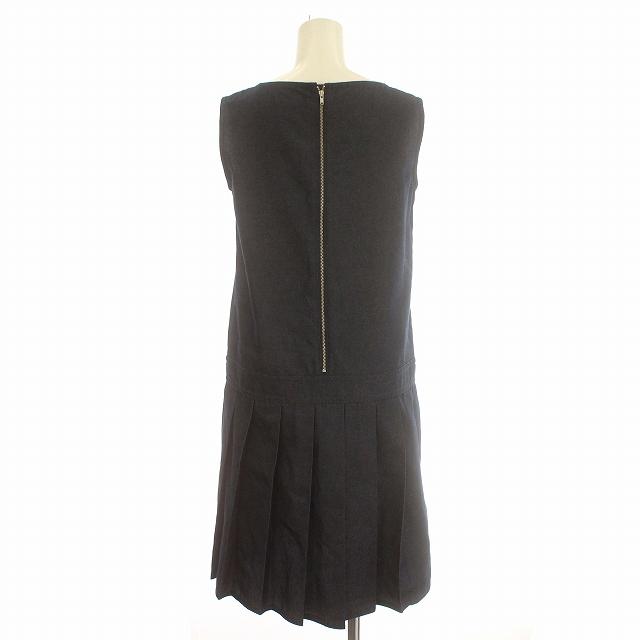 フレッドペリー FRED PERRY デニム ノースリーブ ワンピース ひざ丈  