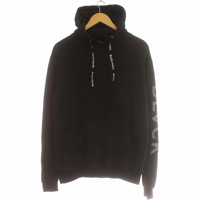 ブラックパリ BLVCK PARIS パーカー スウェット プルオーバー S 黒 
