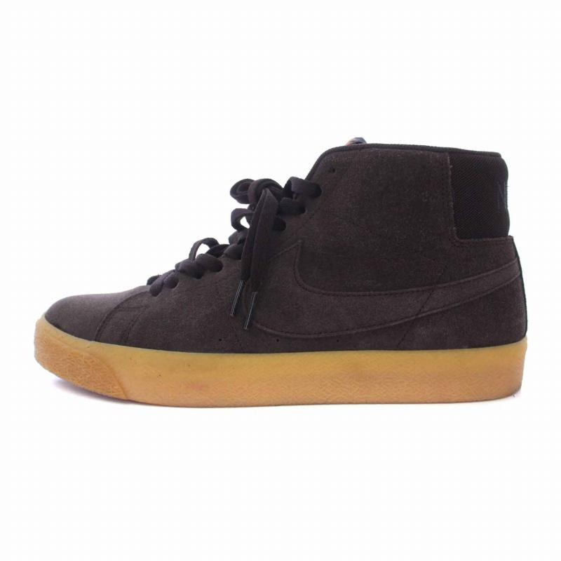 ナイキ エスビー NIKE SB Zoom Blazer Mid Velvet Brown スニーカー 