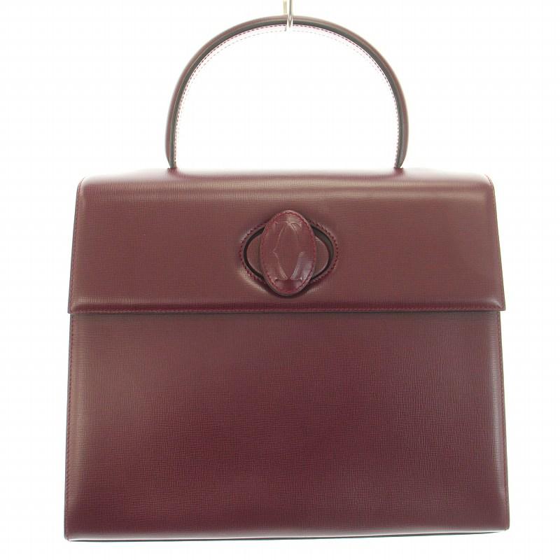 カルティエ Cartier マストライン ハンドバッグ トップハンドル ターン 