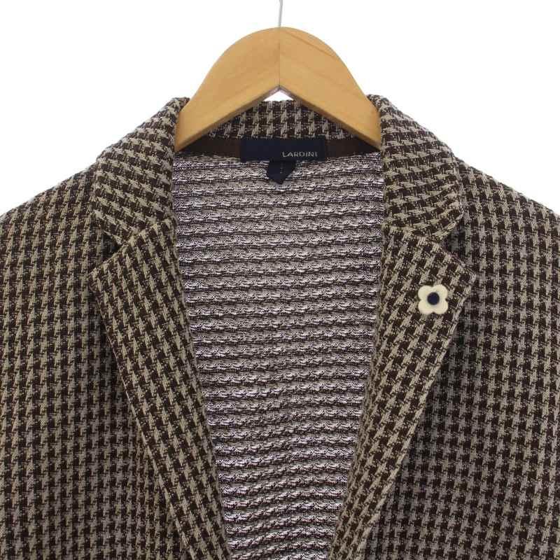 ラルディーニ LARDINI ブートニエール コットンリネン ニット 