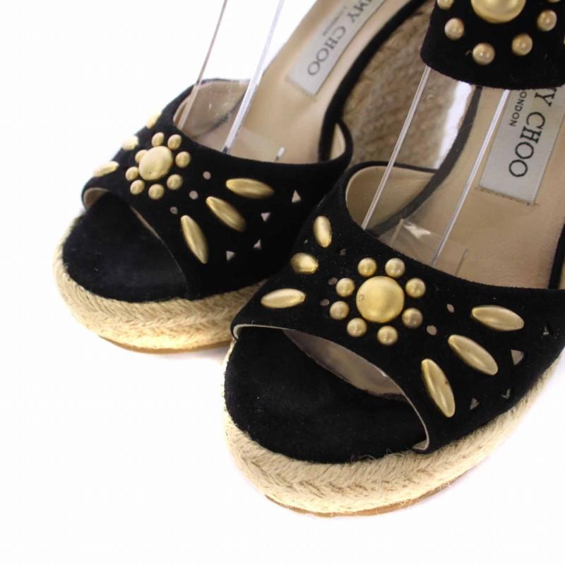 ジミーチュウ JIMMY CHOO サンダル ストラップ ウエッジソール  