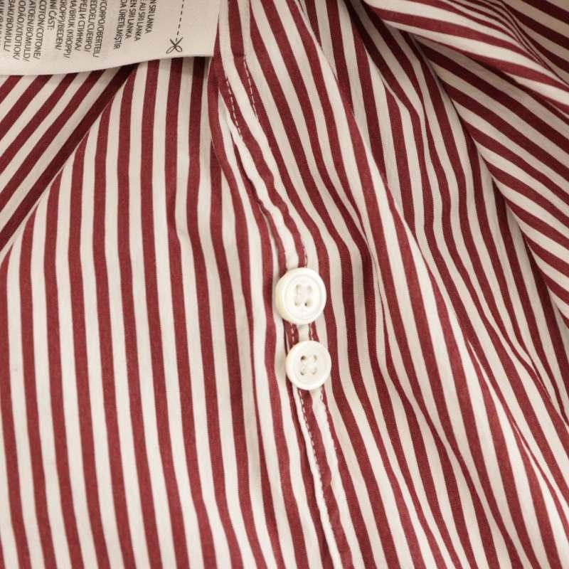 【美品】 ポロラルフローレン 近年モデル シャツ ブラウス ロゴ刺繍 ストライプ ポロ ラルフローレン POLO RALPH LAUREN SLIM STRETCH シャツ