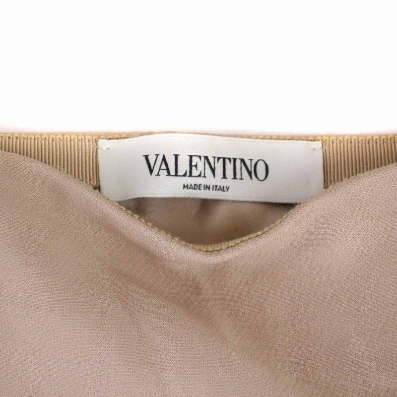 ヴァレンティノ ヴァレンチノ VALENTINO 台形スカート ひざ丈 ウール 
