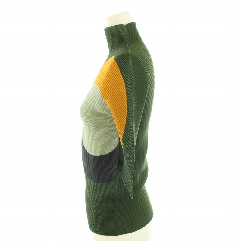ミーイッセイミヤケ me ISSEY MIYAKE カットソー ブラウス ハイネック 