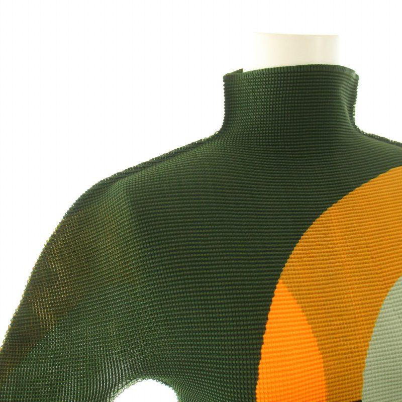 ミーイッセイミヤケ me ISSEY MIYAKE カットソー ブラウス ハイネック 