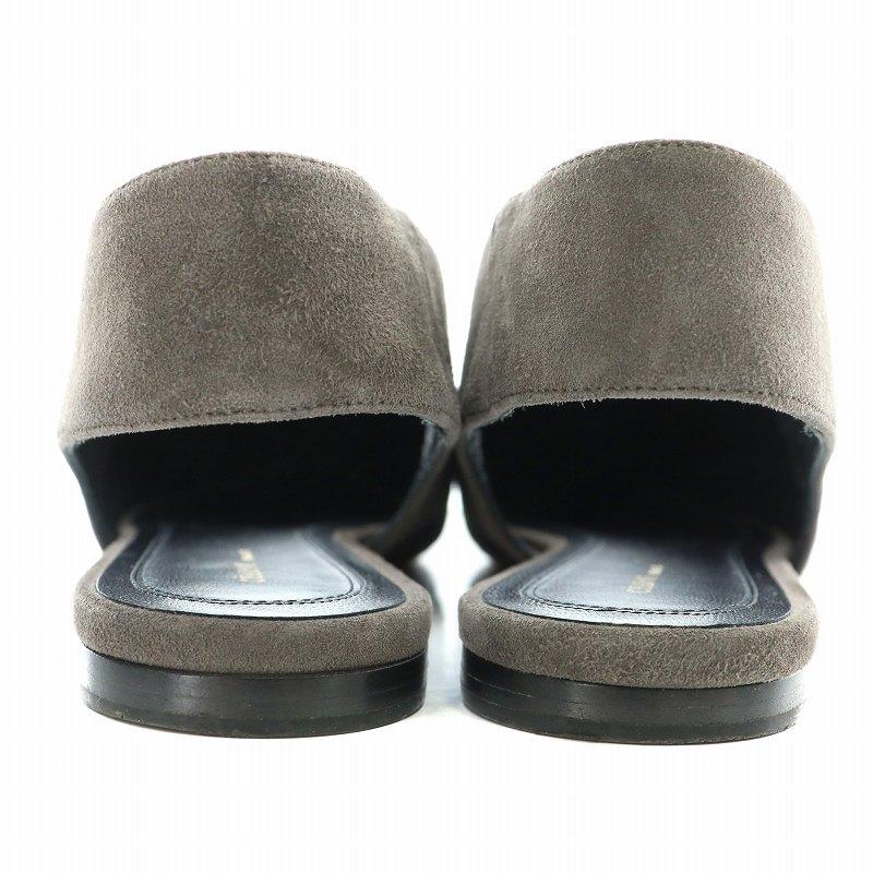 セリーヌ スウェード ポインテッドトゥ パンプス ブラック 35 CELINE