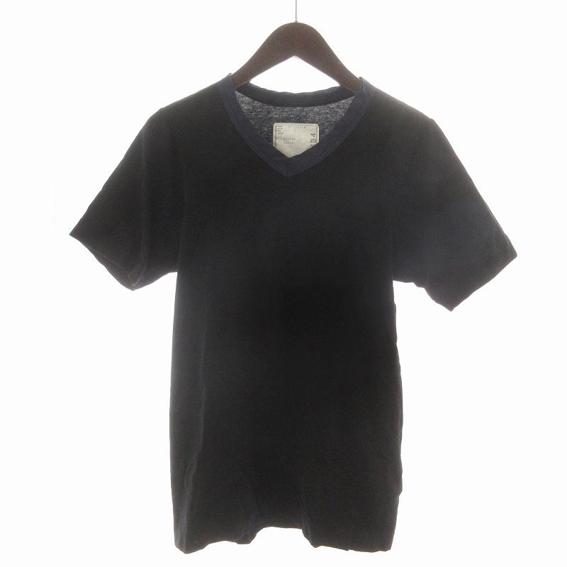 sacai 立体デザイン 半袖Tシャツ 黒 サイズ2 sacai 立体デザイン 半袖Tシャツ 黒 サイズ2