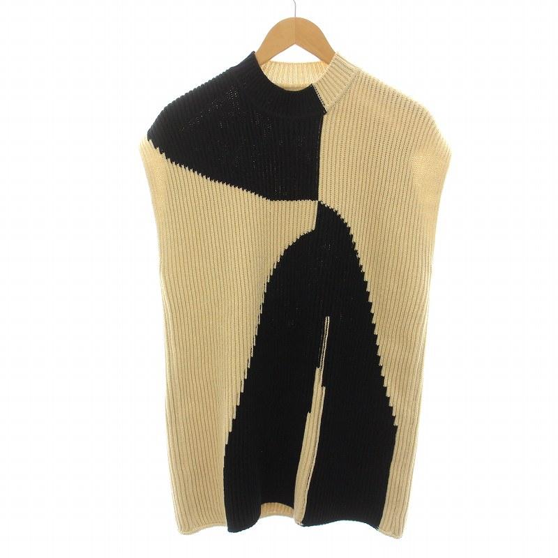 ジルサンダー JIL SANDER ベスト ジレ ニット プルオーバー 柄 