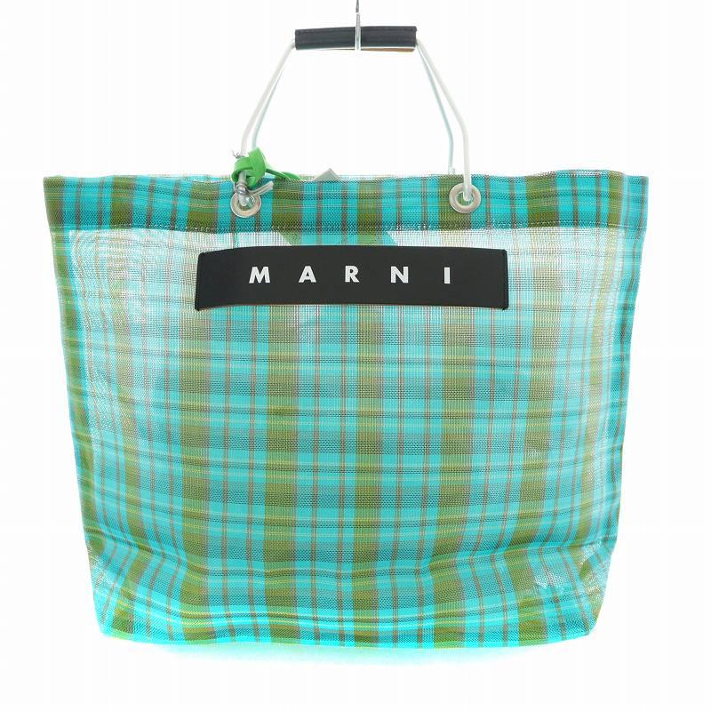 未使用品 マルニ MARNI マルニマーケット フラワーカフェ トートバッグ 