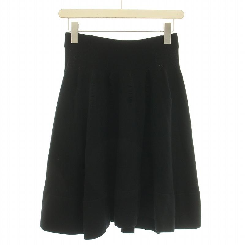 新品・未使用★FOXEY/フォクシースカート バロン 38 バーガンディ FOXEY（フォクシー） フレアスカート イージー ひざ丈 ウエストゴム