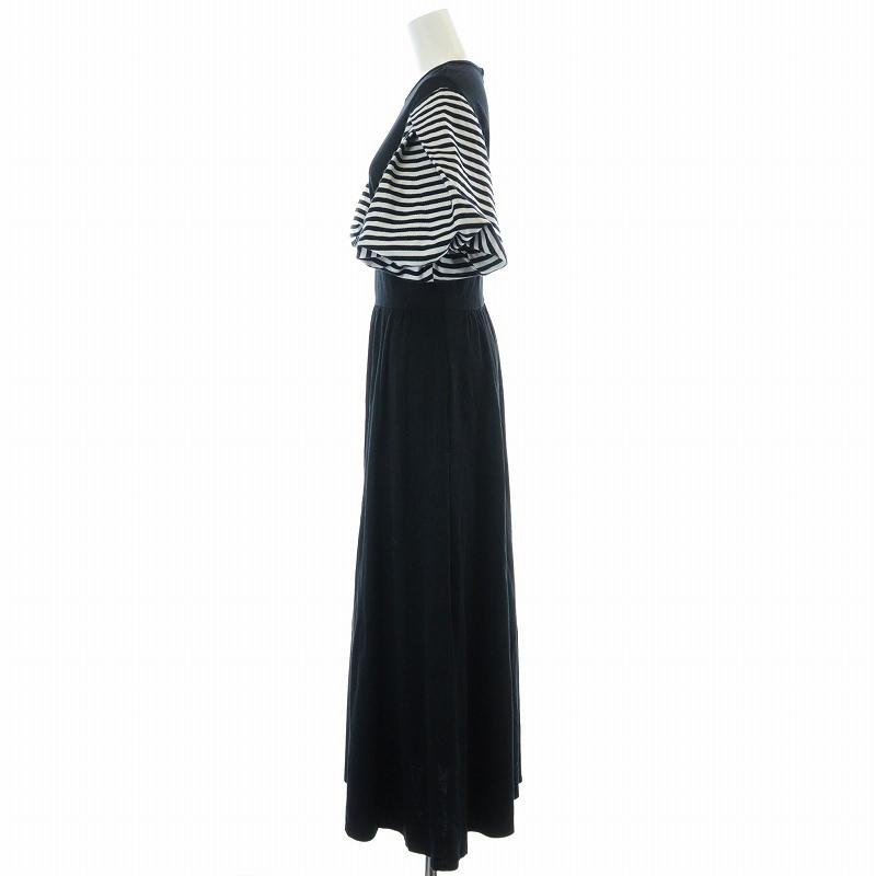 BORDERS at BALCONY 22SS PUFF SLEEVE TEE DRESS ワンピース フレア 