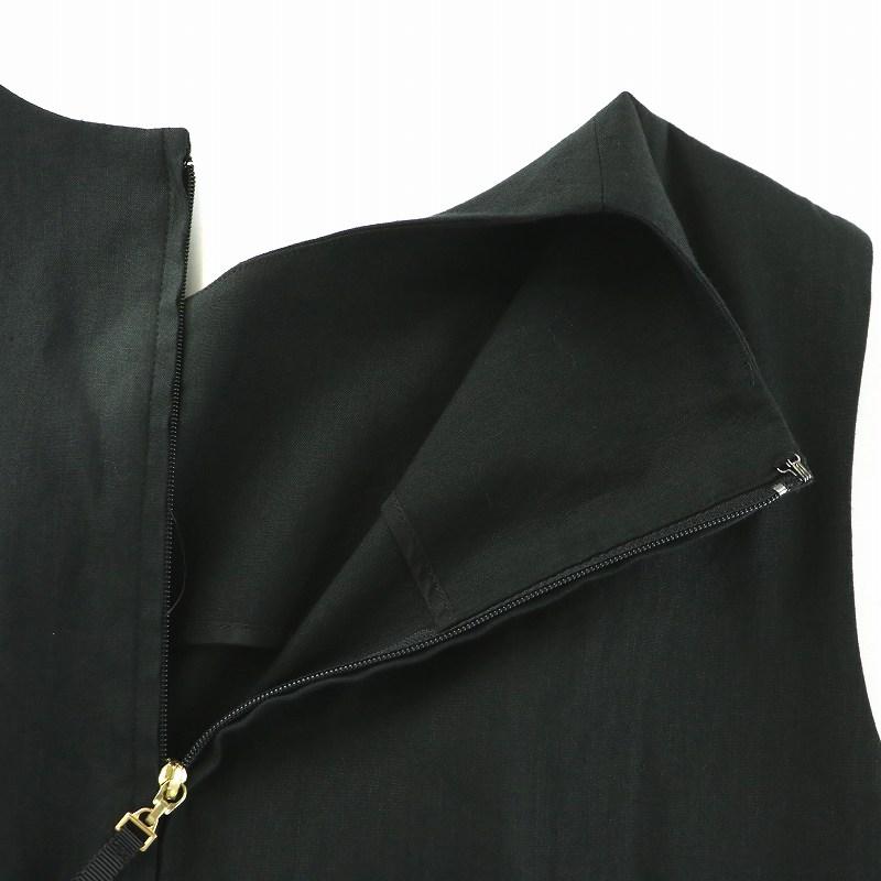 VERMEIL par iena バイオリネンストレッチオールインワン　36 VERMEIL par iena（ヴェルメイユパーイエナ）の「バイオリネン