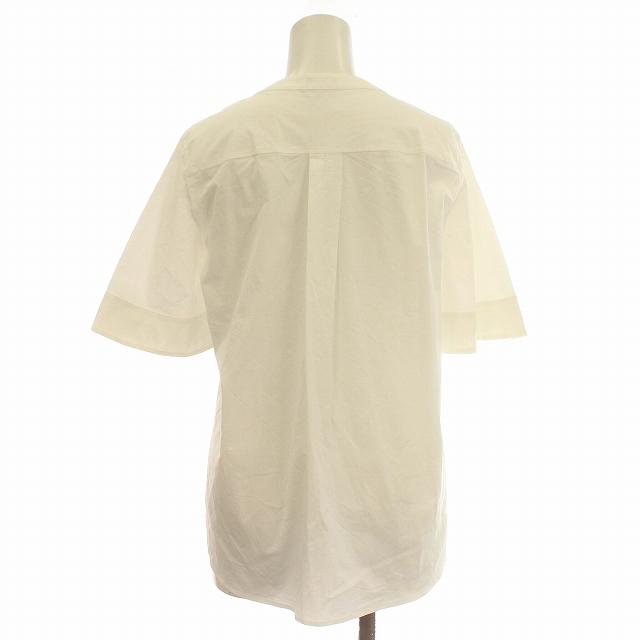JIL SANDER　ジルサンダー　シャツ　ホワイト　半袖　39 JIL SANDER半袖シャツ