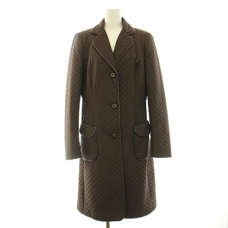 サルヴァトーレフェラガモ キルティングコート チェスターコート 中綿  