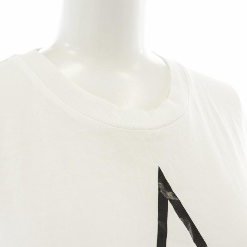 DIESEL ディーゼル Tシャツ カットソー チュニック丈 プリント 半袖 白 