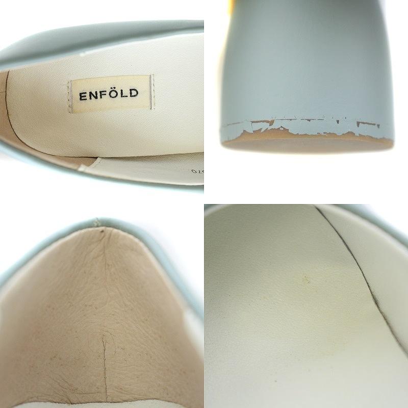 エンフォルド ENFOLD パンプス スクエアトゥ チャンキーヒール エンフォルド ENFOLD パンプス スクエアトゥ チャンキーヒール