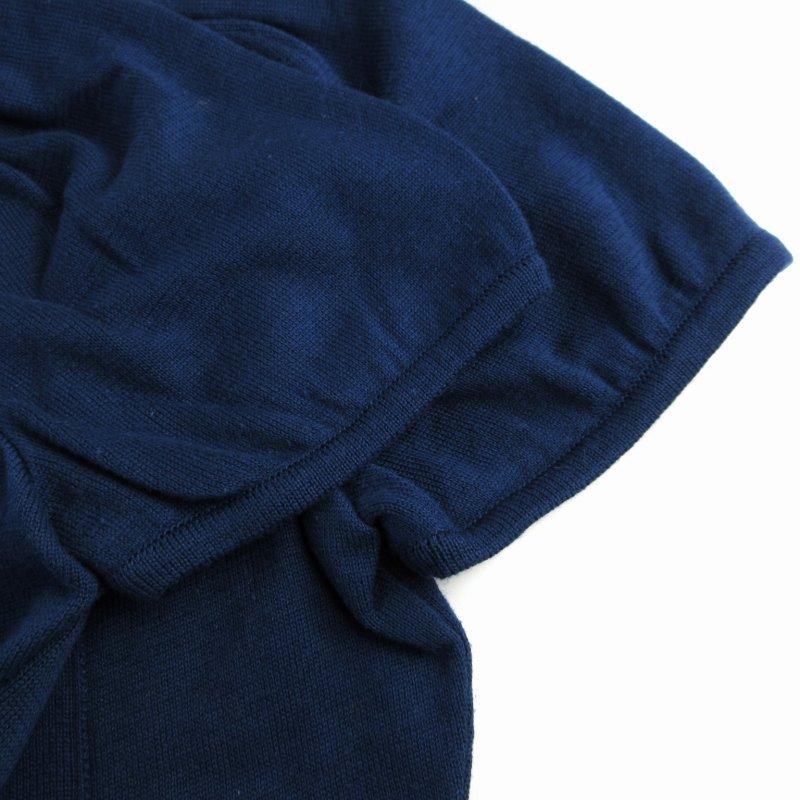 ルネニットカーディガンブルー34