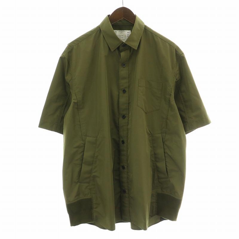 サカイ sacai 24SS タフタシャツ Taffeta Shirt カジュアル 半袖 3 L 