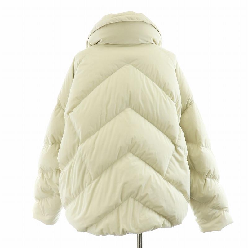 6x1  ダウン シックスバイワンコペンハーゲン 1 白 6×1 COPENHAGEN/HIGH COLLAR DOWN JACKET