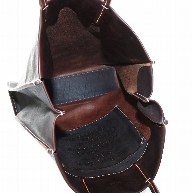 ゲンテン genten プローヴァ prova トートバッグ ハンド レザー ダーク