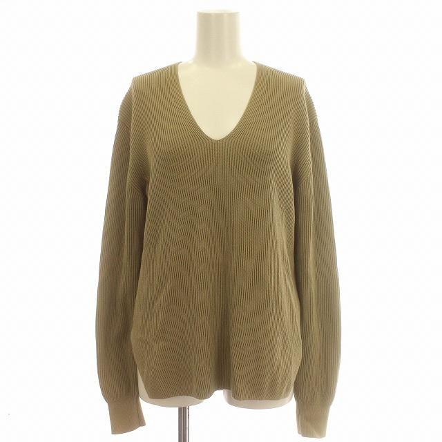 オーラリー AURALEE スーパーハードツイストリブニット Vネック ニット  