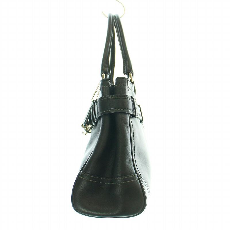 【スパンジェン@セール実施中】COACH ブラック COACH(コーチ) / ボストンバッグ/レザー/BLK | 中古品の販売