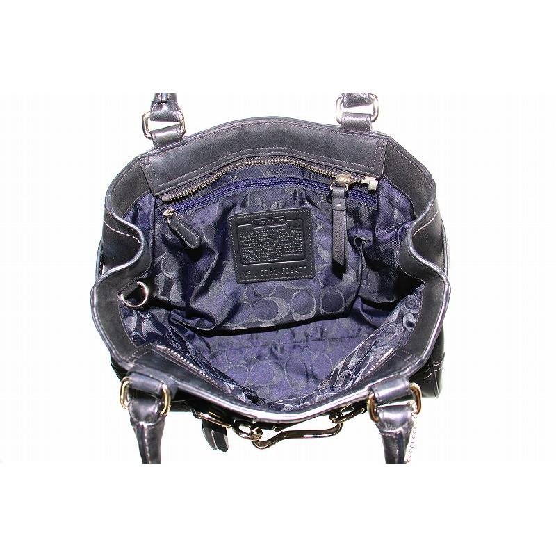 COACH（コーチ） ハンプトンズ サッチェル ハンドバッグ レザー 