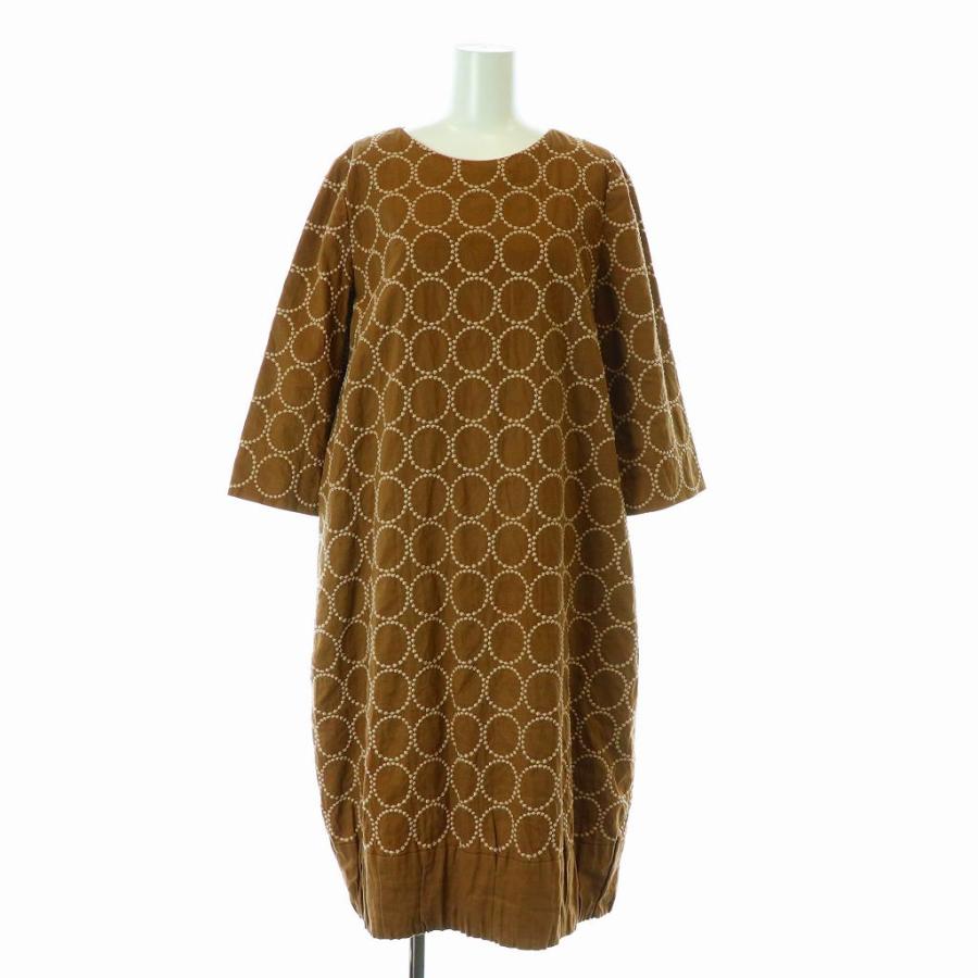 mina perhonen tambourine ワンピース ミモレ ロング 七分袖 サークル  