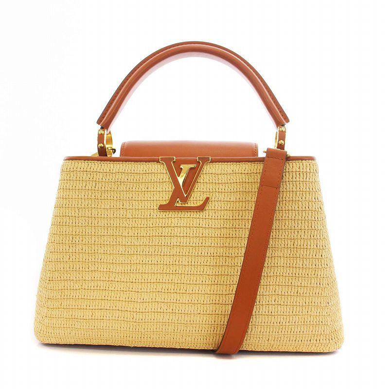 LOUIS VUITTON ルイヴィトン カプシーヌMM ラフィア LOUIS VUITTON ルイヴィトン カプシーヌMM ラフィア