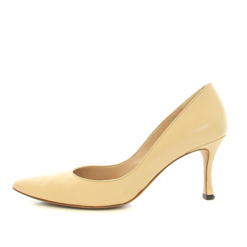 マノロブラニク MANOLO BLAHNIK パンプス ポインテッドトゥ ハイヒール  