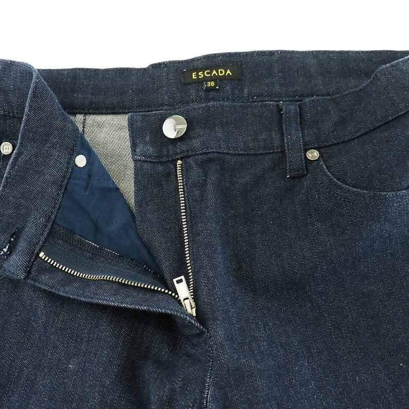 エスカーダ ESCADA デニムパンツ ジーンズ スキニー テーパード 36 S 