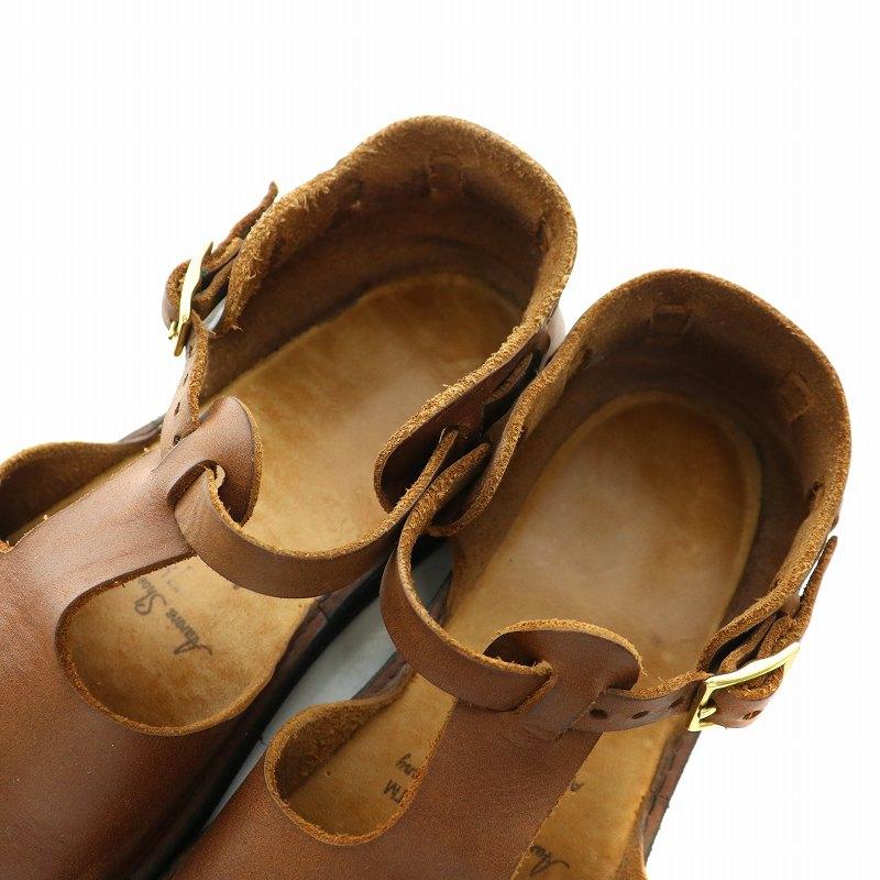 オーロラシューズ AURORA SHOES Tストラップ T-STRAP サンダル レザー 