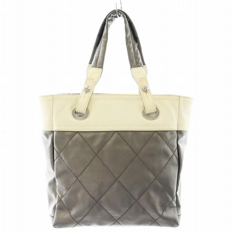 シャネル CHANEL ココマーク パリビアリッツGM ハンドバッグ トート 