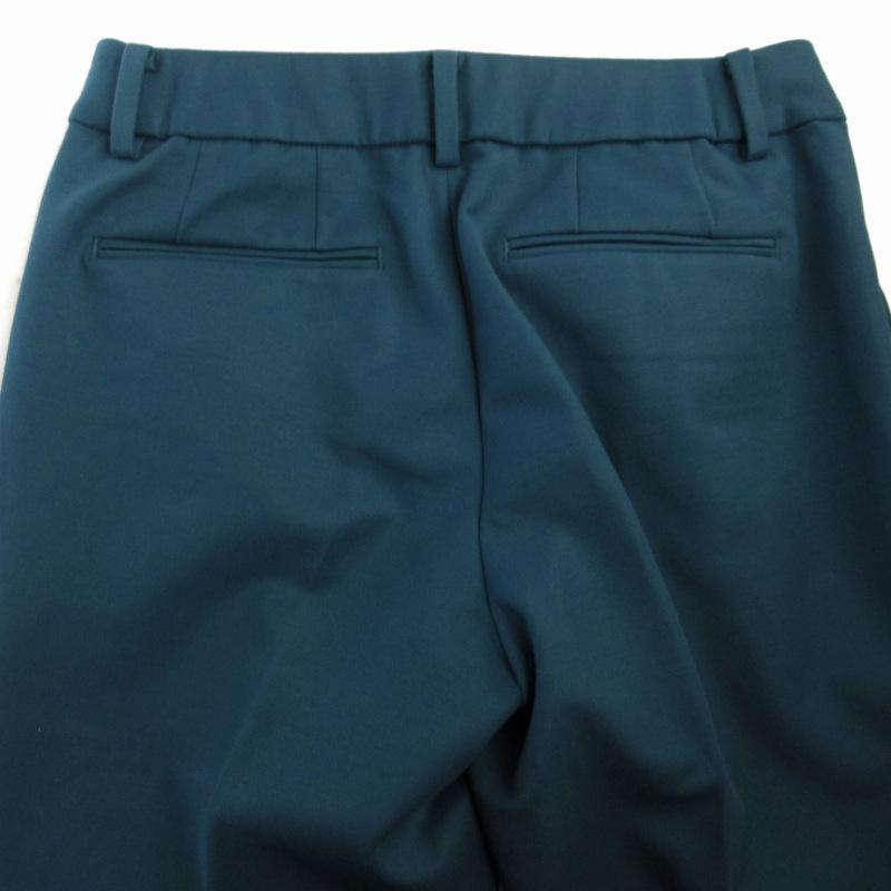 プラステ PLST 22AW スティックパンツ テーパード センタープレス S 緑