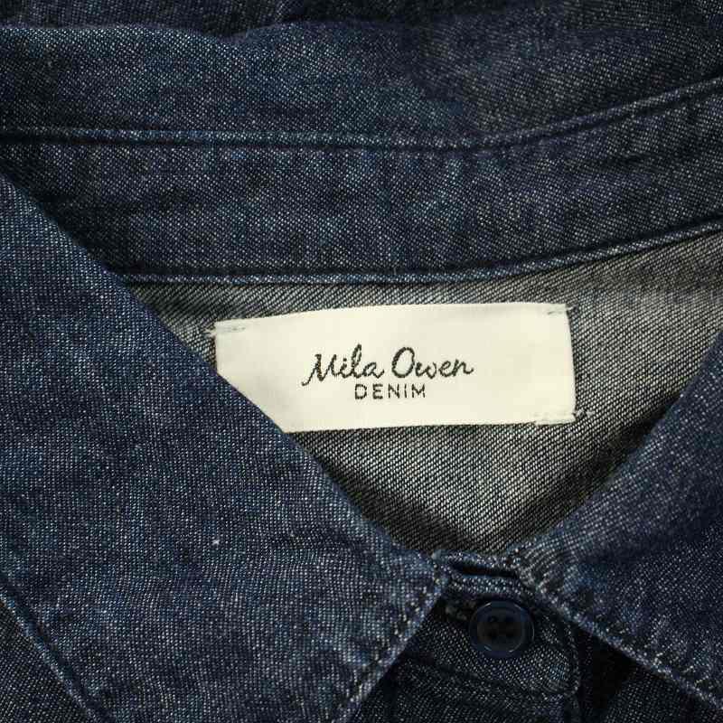 ミラオーウェン DENIM デニムSET UP短丈 セットアップ シャツ